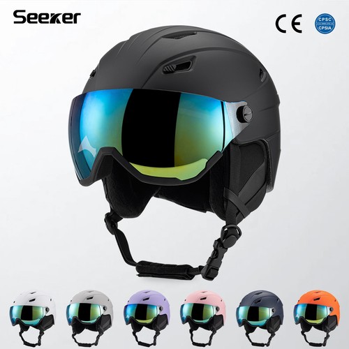 Casco sci con visiera uv - sci,