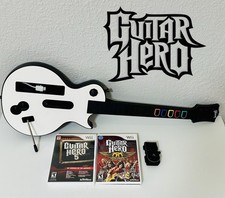 Nintendo wii guitar - nintendo, wii,