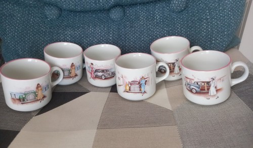 Vintage set tazzine - vintage, 6