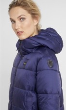 Xx. CAPPOTTO IMPERMEABILE LUNGO OVATTA BLUER NUOVO CON ETICHETTE TAGLIA L