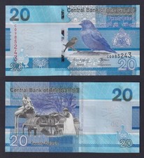 Banconota Gambia 20 dalasis