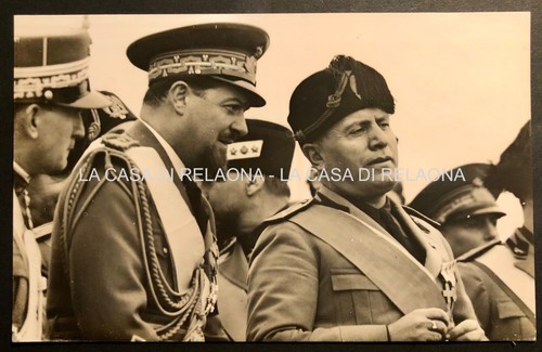 Cartolina mussolini italo - mussolini,