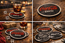 Set 4 Sottobicchieri Coca-Cola