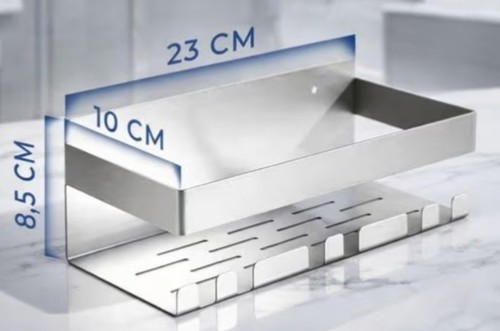 Mensola doccia 23x10x8 5 - mensola, 23x10x8,5