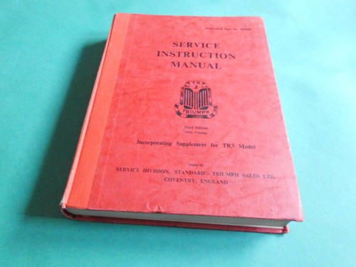 Manuale officina triumph tr2 - officina,