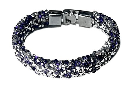 Bracciale cristalli - bracciale, in