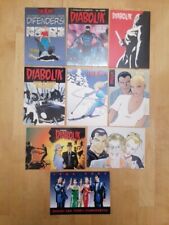 Lotto 9 Cartoline, Diabolik