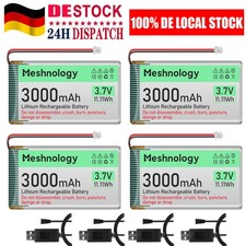 4pz Batteria LiPo 3,7V 3000mAh