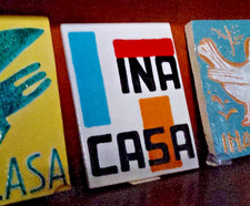 INA CASA FORMELLA CERAMICA