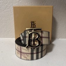 Cintura uomo Burberry check