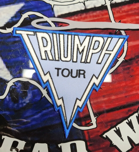 Toppa triumph tour ricamata - toppa,