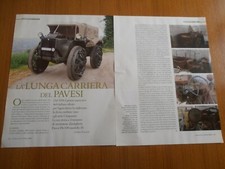 LUNGA CARRIERA PAVESI PRIMO AUTOCARRO 4X4 ITALIANO MILITARE ARTIGLIERIA P4 100