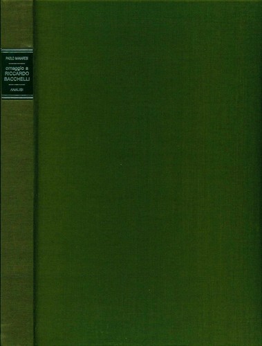Omaggio riccardo bacchelli - omaggio,