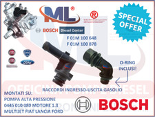 RACCORDI F01M100648 F01M100878 PER POMPA 0445010080 BOSCH FIAT 1.3 MULTIJET