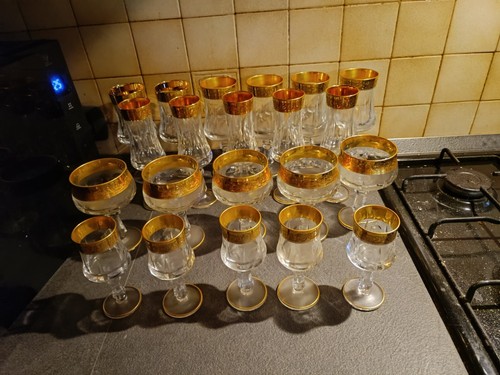 Set bicchieri cristallo - , antico