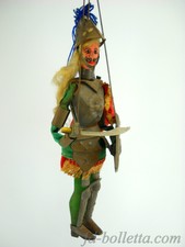 Pupo siciliano antico,vecchi pupi,paladino siciliano,marionetta o burattino 158