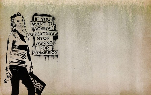 Banksy raggiungi grandezza - banksy,