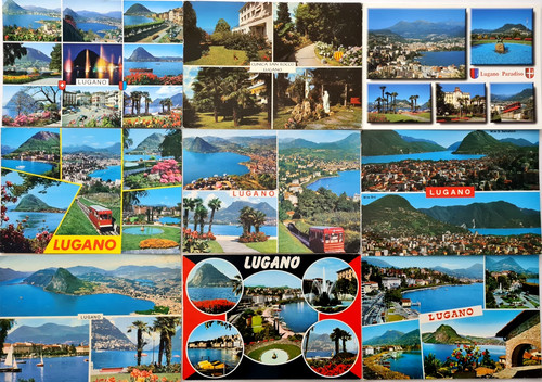 Cartoline lugano lotto - lugano,
