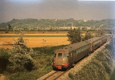 STRADELLA-PAVIA 1987 - Treno Locale trainato dall'Elettromotrice ALe 540.020 pre