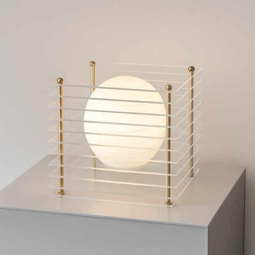 Lampada lume con sfera - , opalina