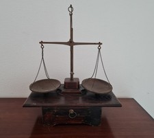 BILANCIA d'epoca con pesi