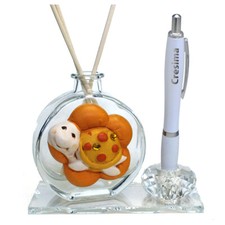 33342 Bomboniere Profumatore PortaPenne Cristallo Animaletti Girasole Cresima