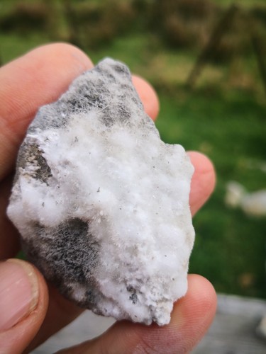 Natrolite basalt crystal - natrolite,