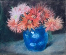 Natura Morta Pastello Fiori In