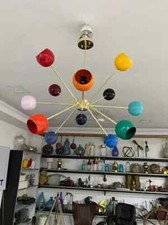 Lampadario Sputnik multicolore