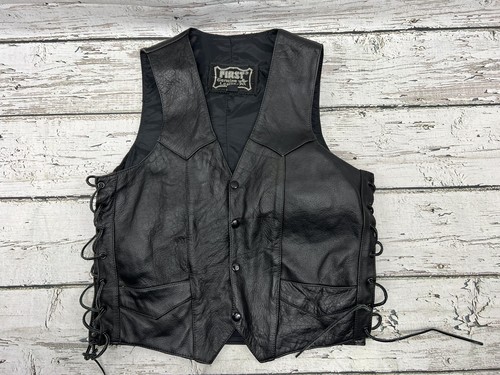 Gilet pelle vintage daytona - in,