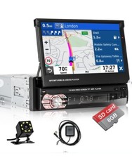Din car stereo with - din,