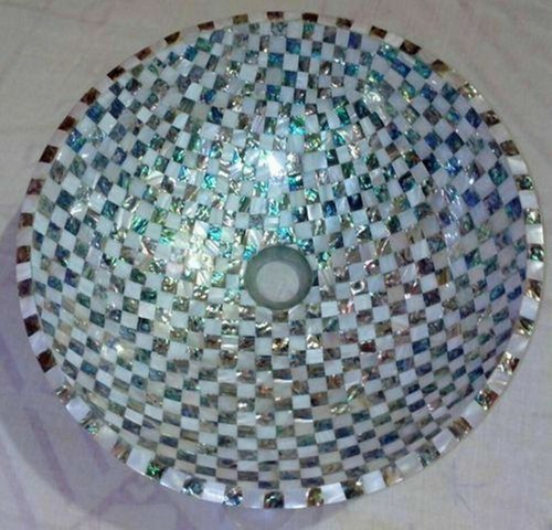 Lavello tondo marmo - lavello, 15"
