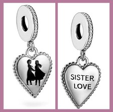 CIONDOLO CUORE SORELLA AMORE