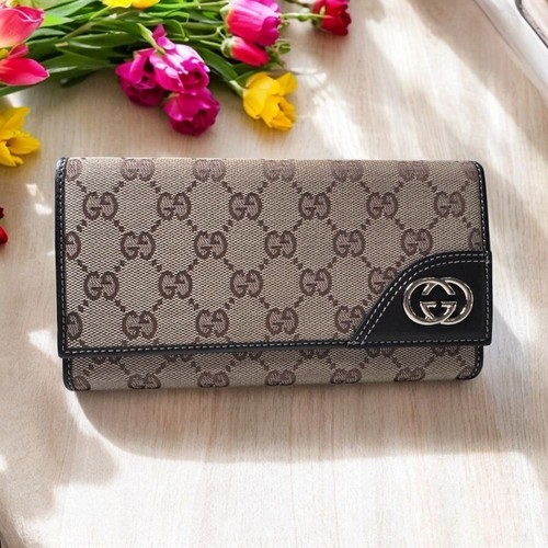 Gucci monogram long wallet - gucci monogram, long wallet