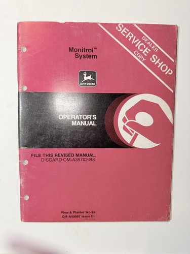 John deere manuale operatore - deere,