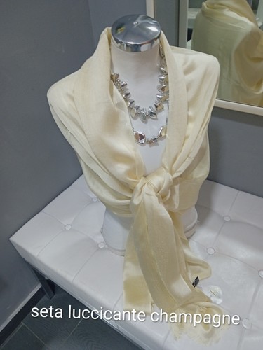 Stola foulard coprispalle seta - stola,