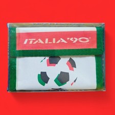 Italia 90 Portafoglio Carrera Mondiali Calcio Vintage 90s Wallet Italy Ciao