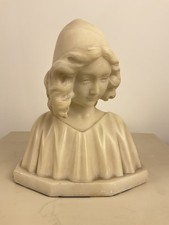 Busto di giovane donna stile