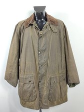 Barbour Giacca Uomo Border Verde Vintage C48/122cm Xlarge- Green wax Vintage ...