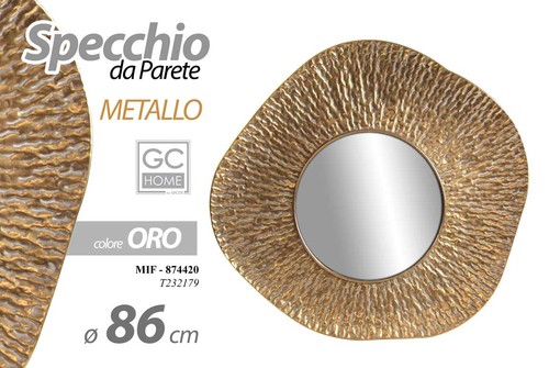 Specchio parete tondo in - da,
