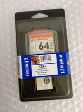 Compact Flash CF/64 64MB Kingston Digital Memory Card - Lotto 25 PCS