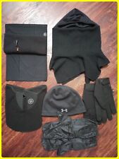 Maschera viso vintage copri collo sciarpa guanti copri pioggia accessori moto