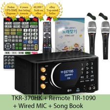 Sistema macchina karaoke TJ Taijin Media TKR-370HK + telecomando TIR-1090 + microfono cablato
