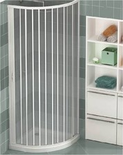 CABINA DOCCIA BOX DOCCIA IN PVC SEMICIRCOLARE TONDO CURVO A SOFFIETTO - ROTONDA