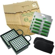 Kit Risparmio Ricambi Folletto Compatibili VK130 VK131 12 Sacchetti 20 Profumi 2