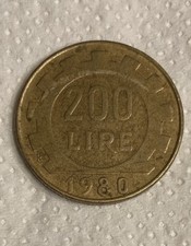 Moneta 200 Lire 1980
