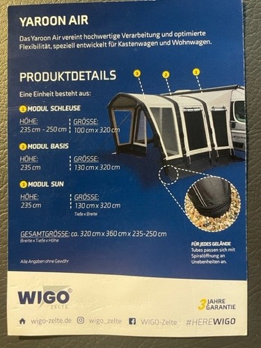 Wigo tenda aria - aria, yaroon