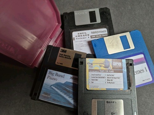 Floppy disk file canzoni - , midi