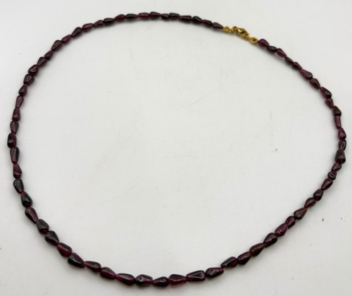 Collana pietra granato - collana, puro