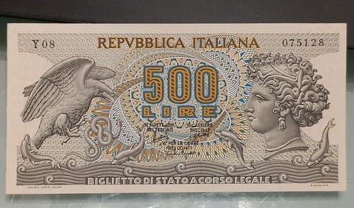 500 lire banconota - 500,